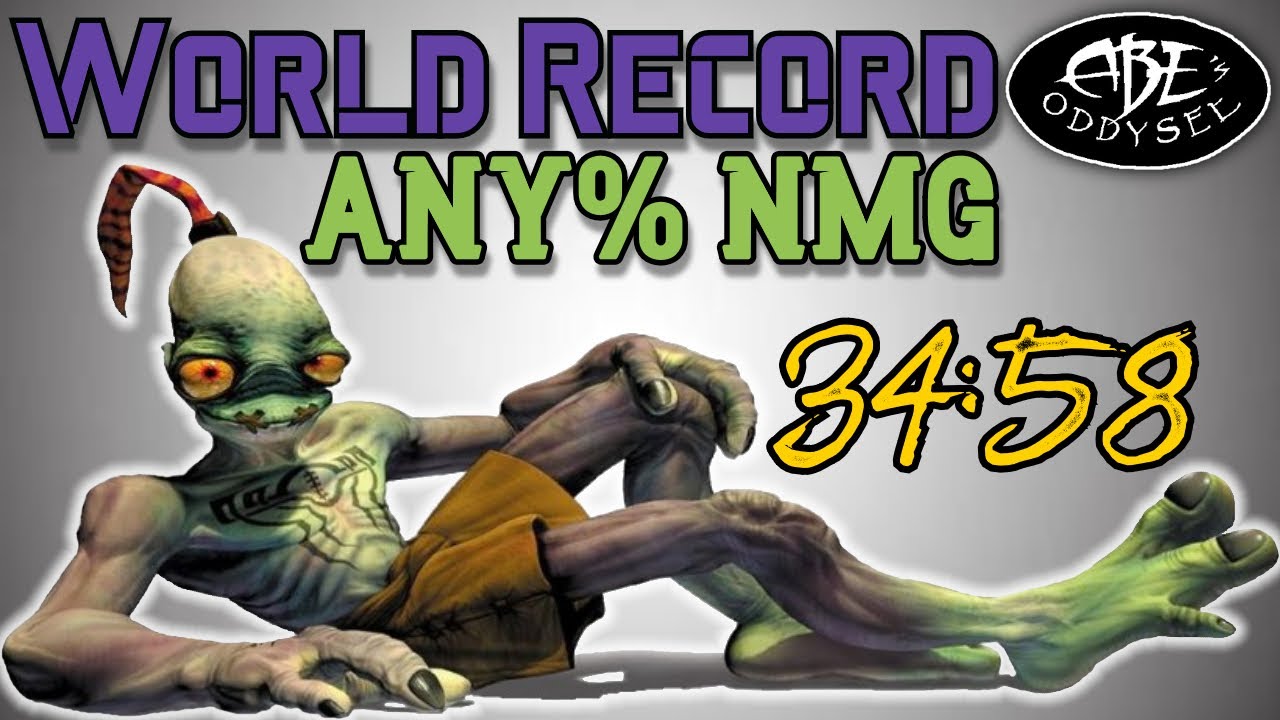 Abe's Oddysee Any% NMG Speedrun in 34:58.388 [WORLD RECORD]
