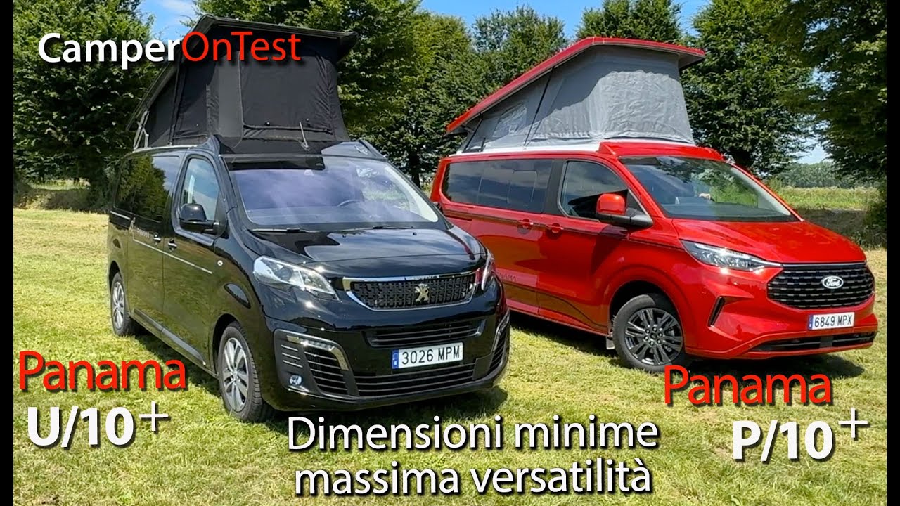 Auto e camper insieme: ecco i minivan Panama U10+ e P10+