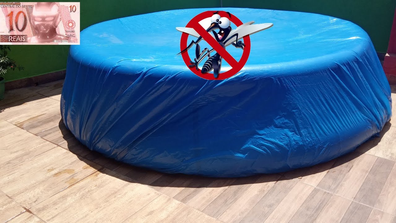 como fazer capa para piscina infl&aacute;vel vale muito apena muito f&aacute;cil e r&aacute;pido 10 reais capa pl&aacute;stica