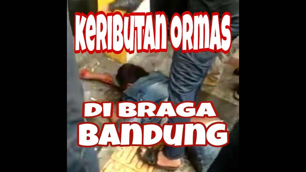 Keributan ORMAS Manggala di Braga Bandung