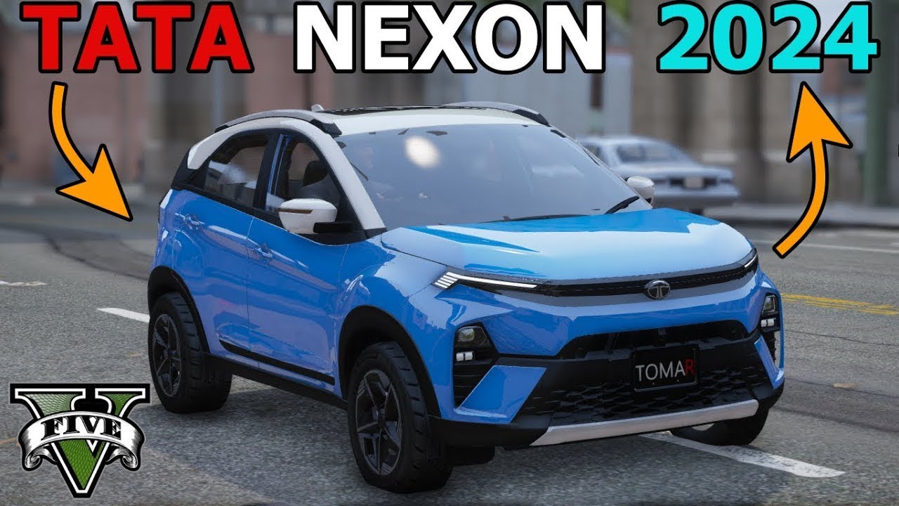 Tata Nexon 2024 in Gta 5 mod #tata #tatanexon #2024 #jaidonyt #indiancars