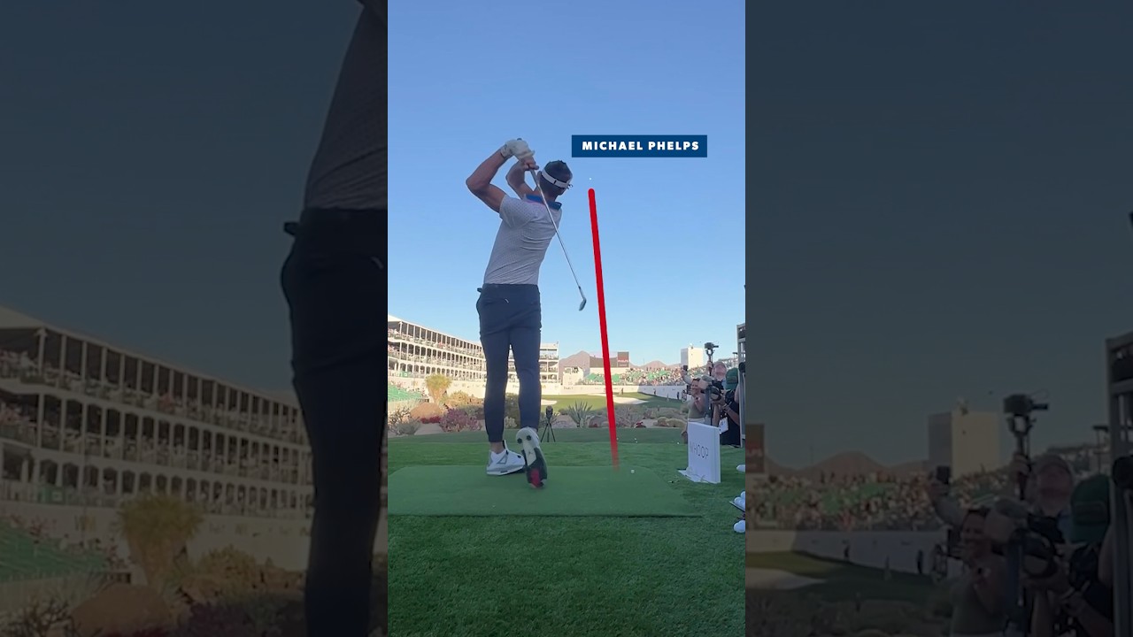 Celebrity swings at the WM Phoenix Open 🏌️&zwj;♂️