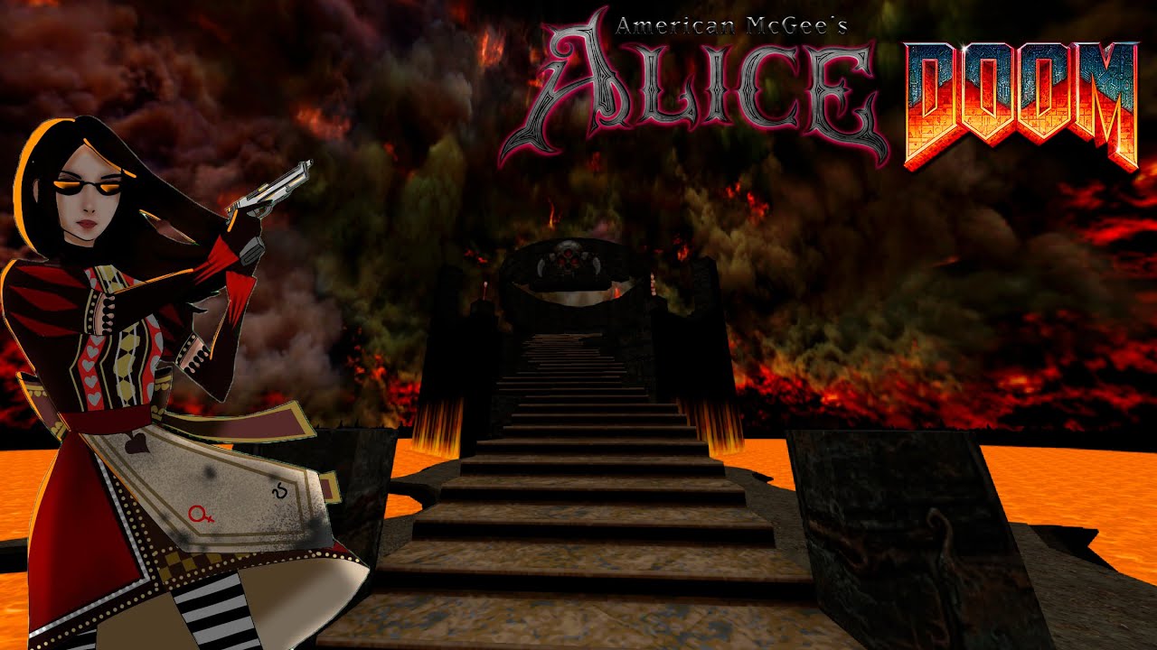 Walkthrough map TIMELESS - Alice: Toys of Madness - DOOM mod : Hell Ground WAD