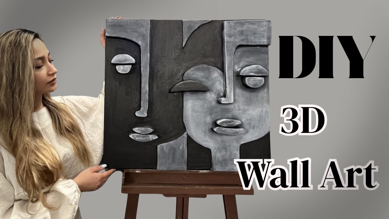 How to Make Stunning 3D Foam Wall Art | Easy DIY Styrofoam Relief Sculpture for Beginners