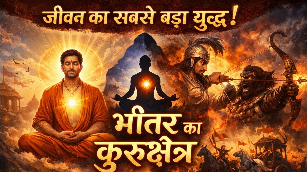 जीवन का सबसे बड़ा युद्ध! | भीतर का कुरुक्षेत्र | Bhagavad Gita Inspired Motivational Story