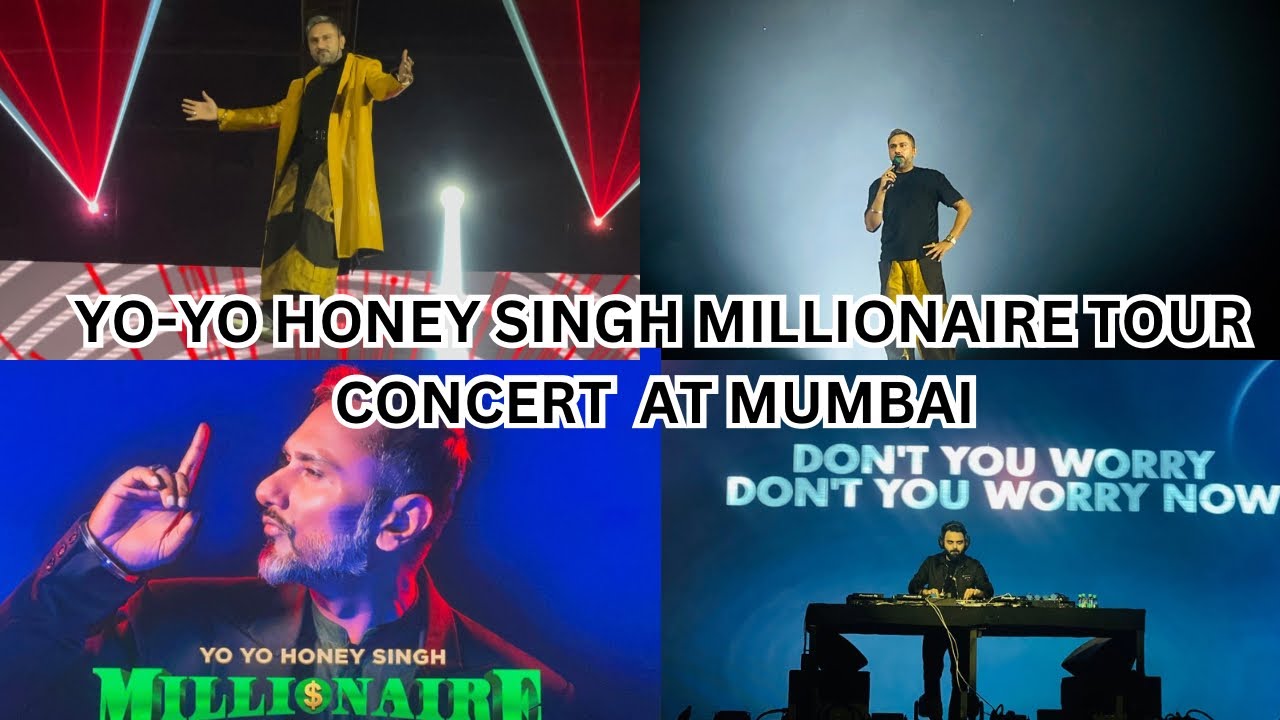 YOYO HONEY SINGH FIRST MILLIONAIRE TOUR CONCERT AT MUMBAI |#yoyohoneysingh #Mumbai #millionaireTour