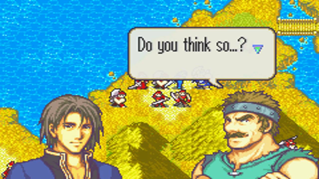 Fire Emblem The Sword of Seals: Karel and Bartre Support Conversations