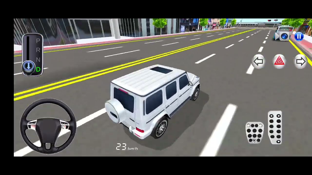 New Mercedes G63 Car Parking Practice Gameplay _ 3D Driving Class Simulation