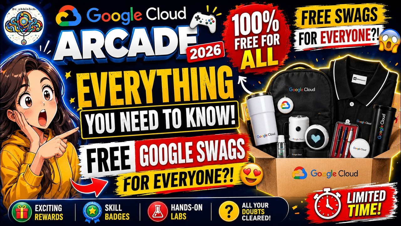Google Cloud Arcade 2026: ВСЁ, что вам нужно знать 😱 БЕСПЛАТНЫЙ мерч от Google для ВСЕХ?!