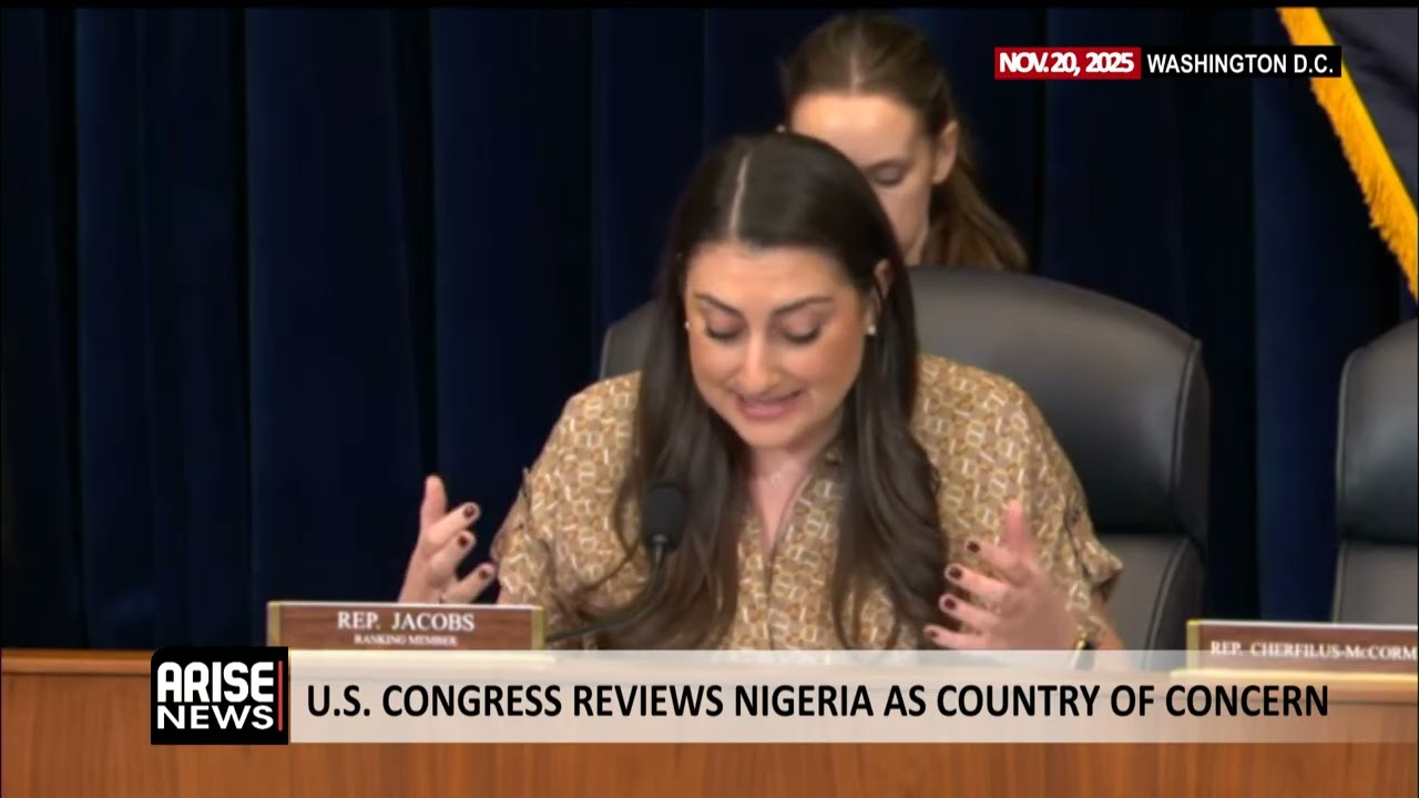 US CONGRESS HEARING ON ALLEGED GENOCIDE IN NIGERIA 