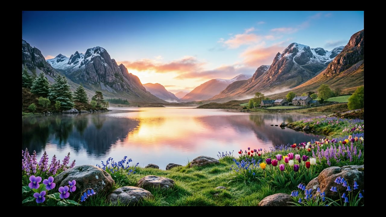 Land of free - Ode to Scotland - Beautiful celtic music, flutes, music for relaxation