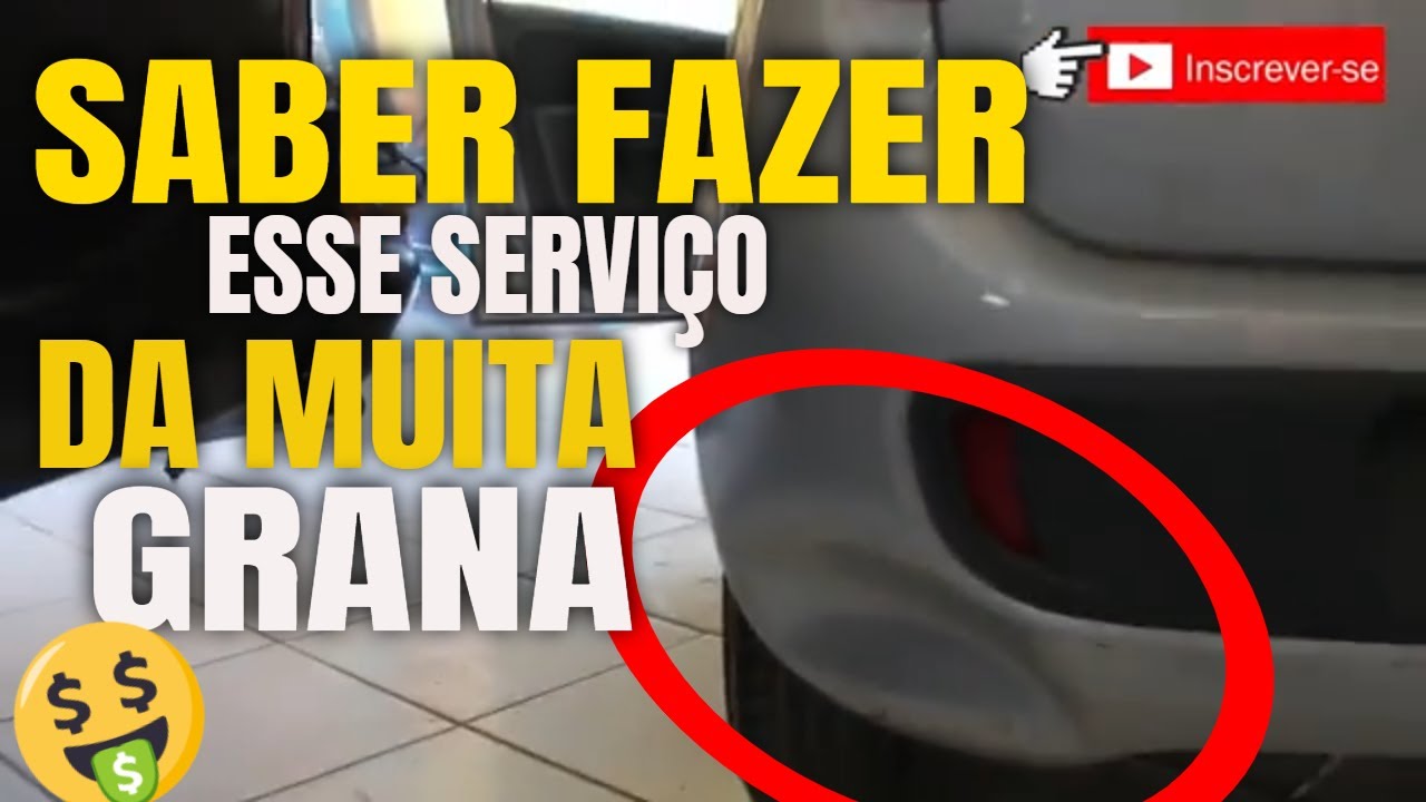 MARTELINHO DE OURO / COMO REMOVER O AMASSADO, NO PARA CHOQUE DE PLASTICO?