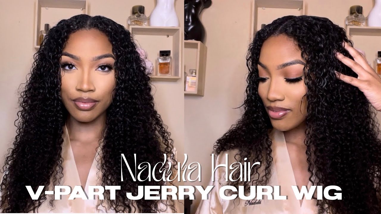 THE PERFECT SUMMER CURLY HAIR | NADULA BRAZILIAN JERRY CURL VPART WIG | KEE'ANAAMARI