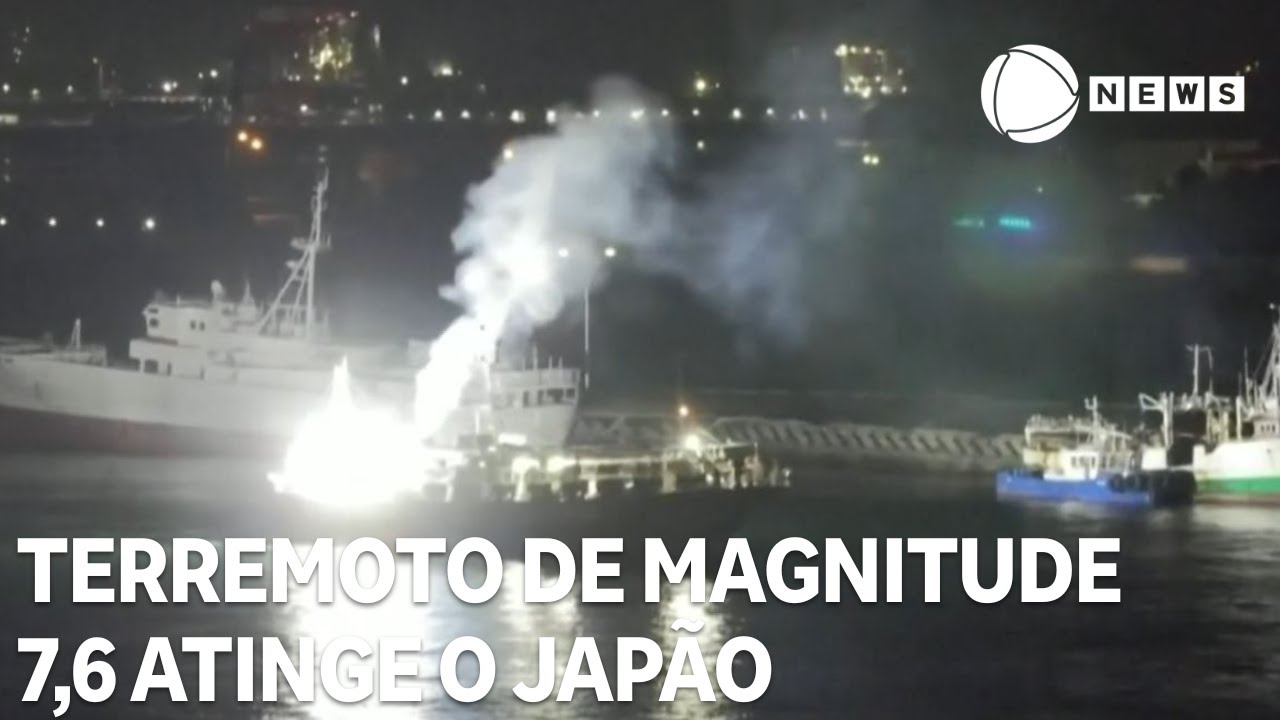 Terremoto de magnitude 7,6 atinge o Jap&atilde;o