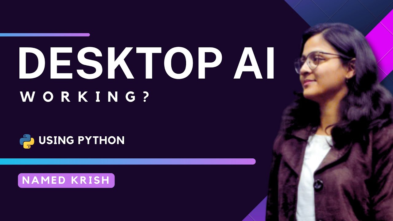 Desktop AI named Krish | Python Project | @aasthachauhan720
