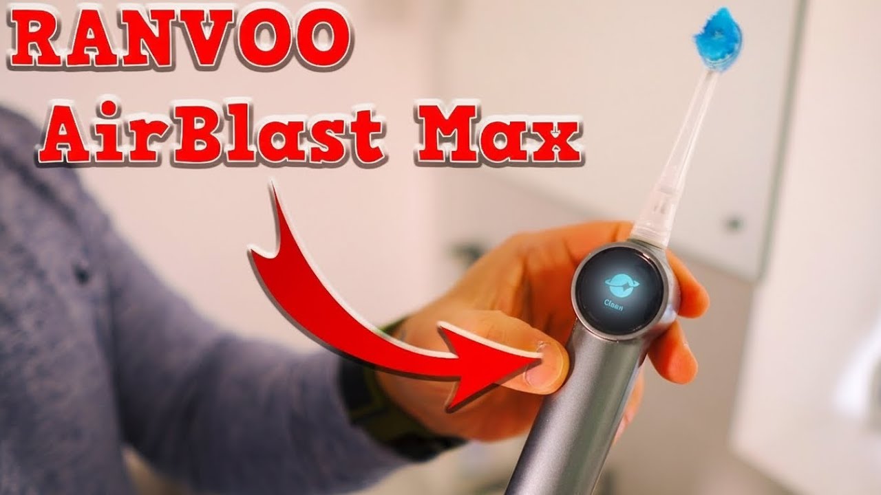 Обзор RANVOO AirBlast Max &mdash; звуковая зубная щетка для глубокой очистки чувствительных десен и отб...
