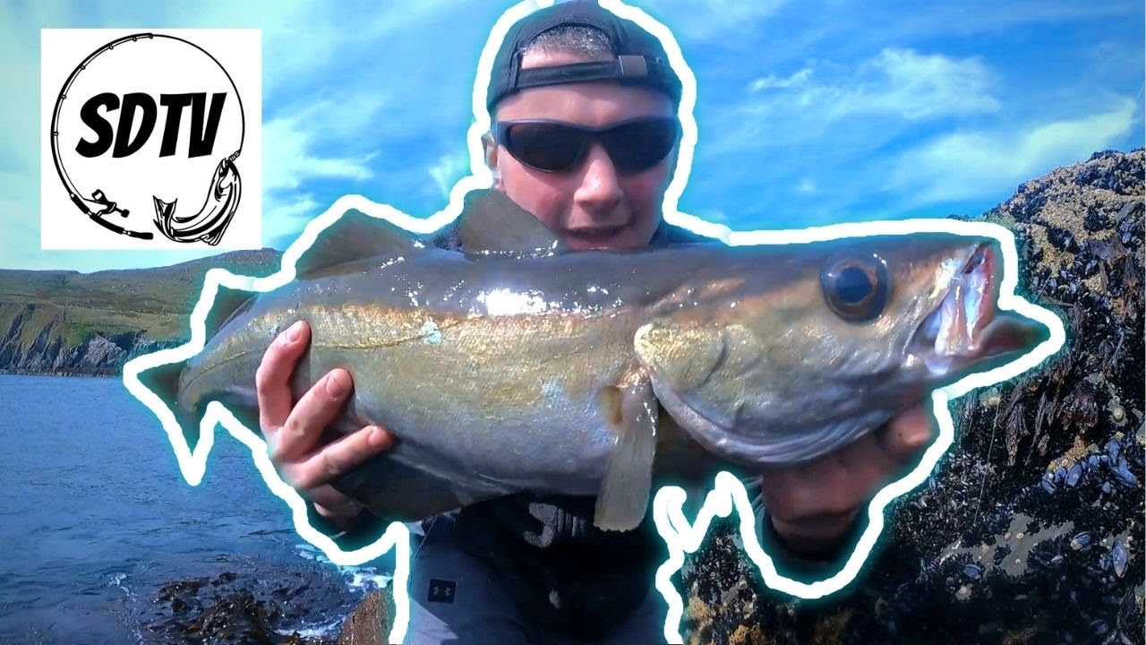 SOLO CAMPING & FISHING ADVENTURE - Part 1 - Monsters of the deep... Pollack Fishing Ireland