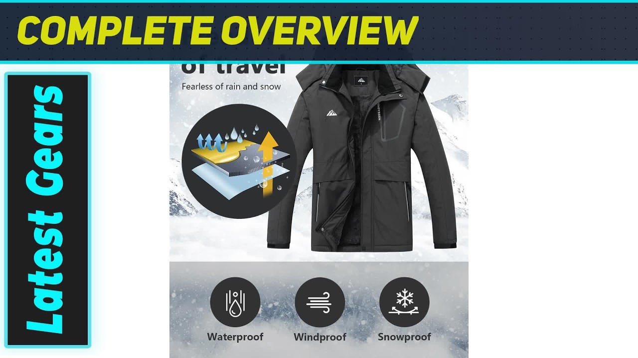 Men's Waterproof Winter Ski Jacket: The Ultimate Winter Warrior