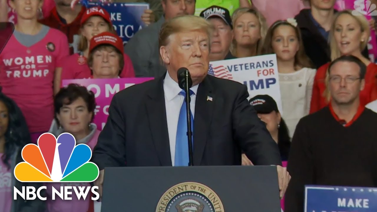 President Donald Trump Attacks Media And Critics After Bombing Suspect Arrested | NBC News
