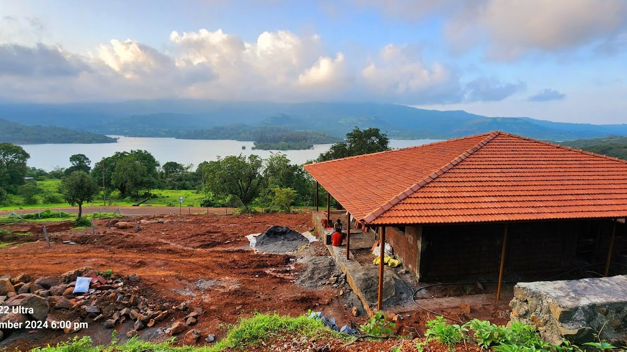 Water touch and water view farm house plots with organic farming Project at Bhor.