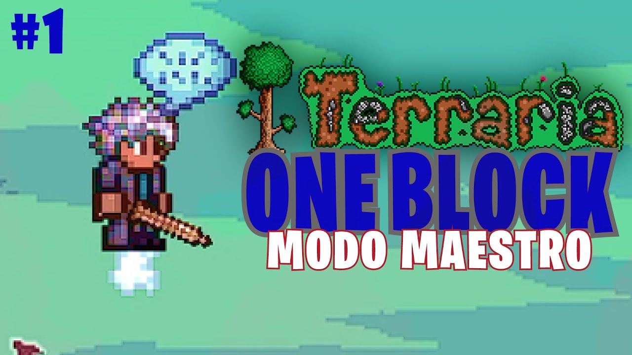 Terraria pero comenzamos EN UN SOLO BLOQUE! | Episodio 1