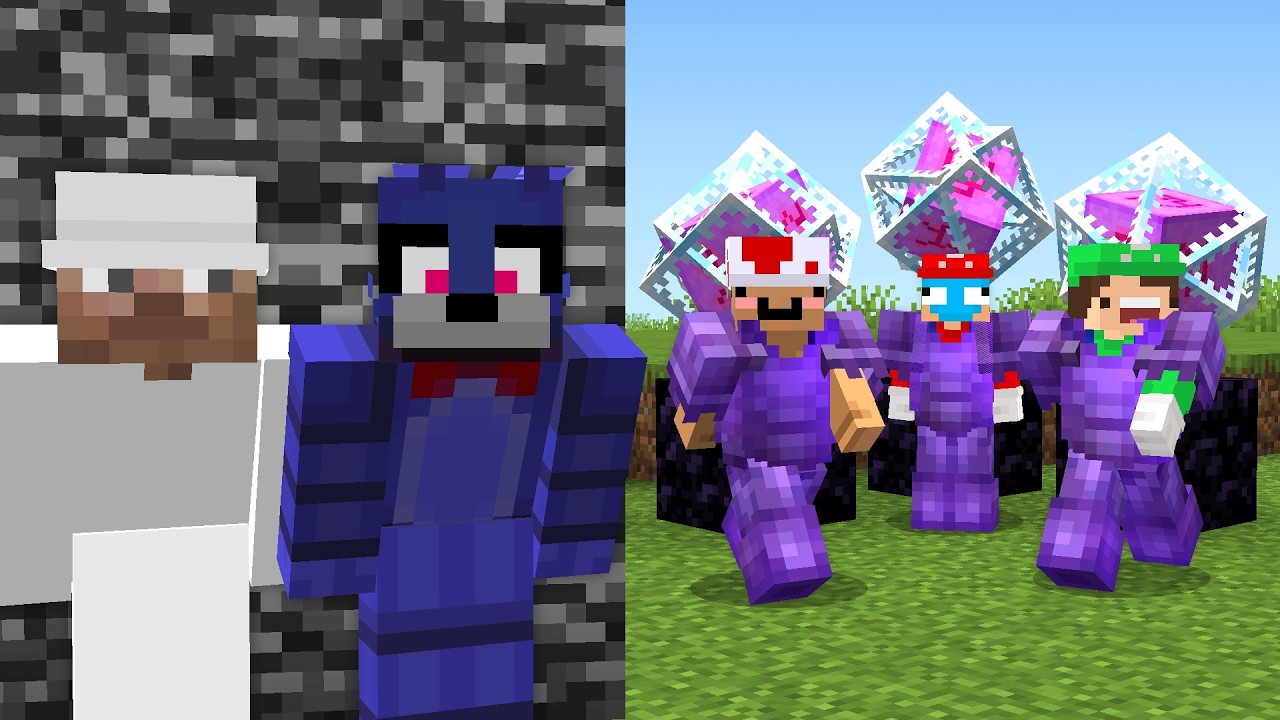 Minecraft Death Swap vs 2 Pros with Creative Mode...