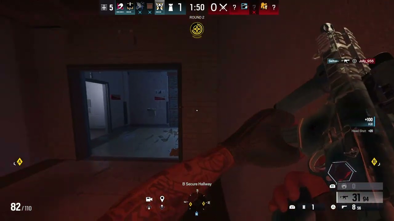 Ace on bank