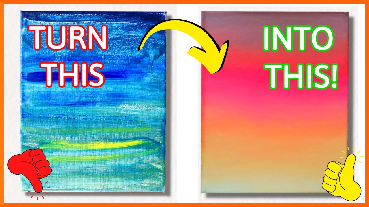 Take Your Painting Skills to the Next Level: Try This Acrylic Paint Blending Hack