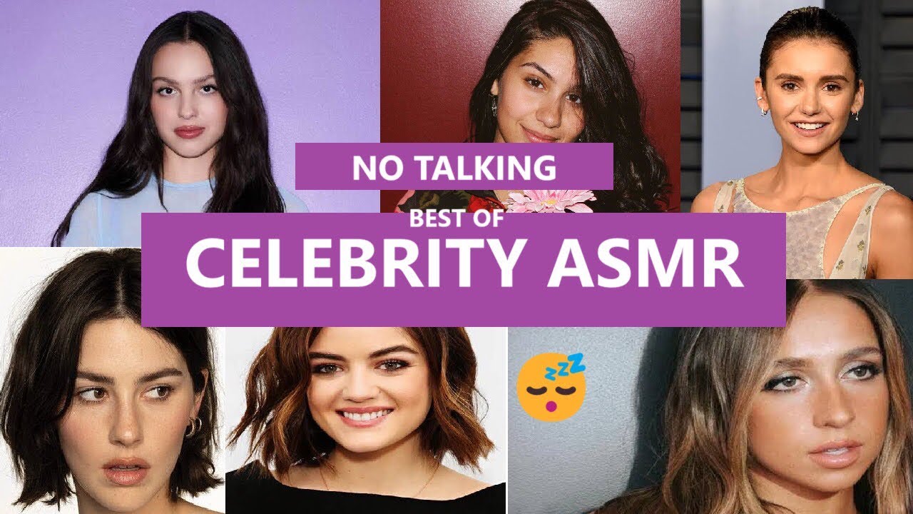 BEST of CELEBRITY ASMR 😴 no talking 😴