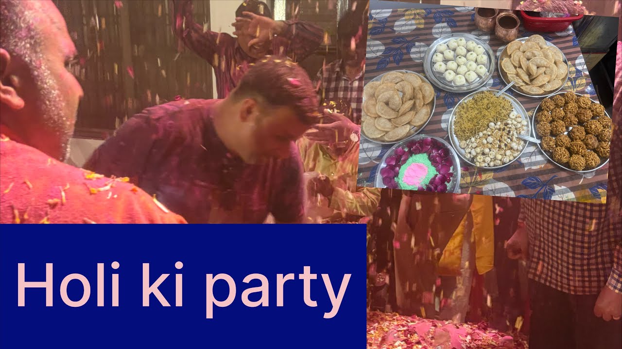 Holi ki party  🎉 ?? Akanksha Chaudhary  🥰 !! ￼
