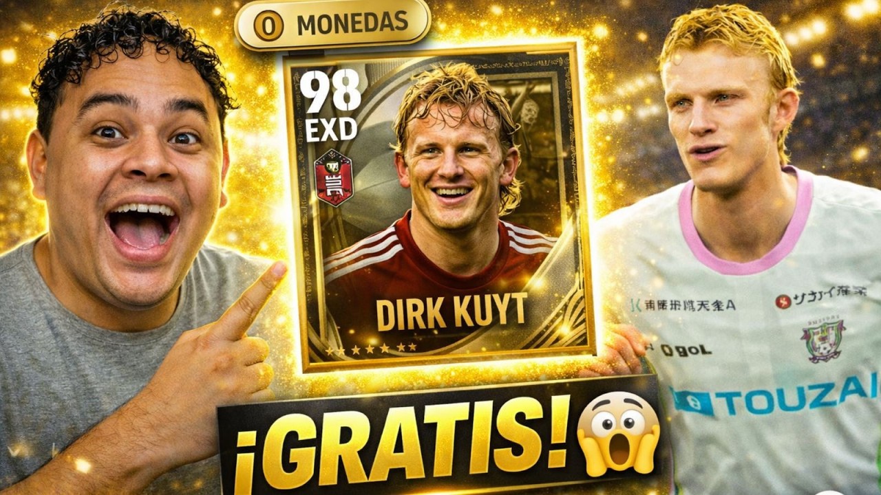 Dirk Kuyt GRATIS😱en eFootball...ES MEJOR de lo que pensaba 🤯