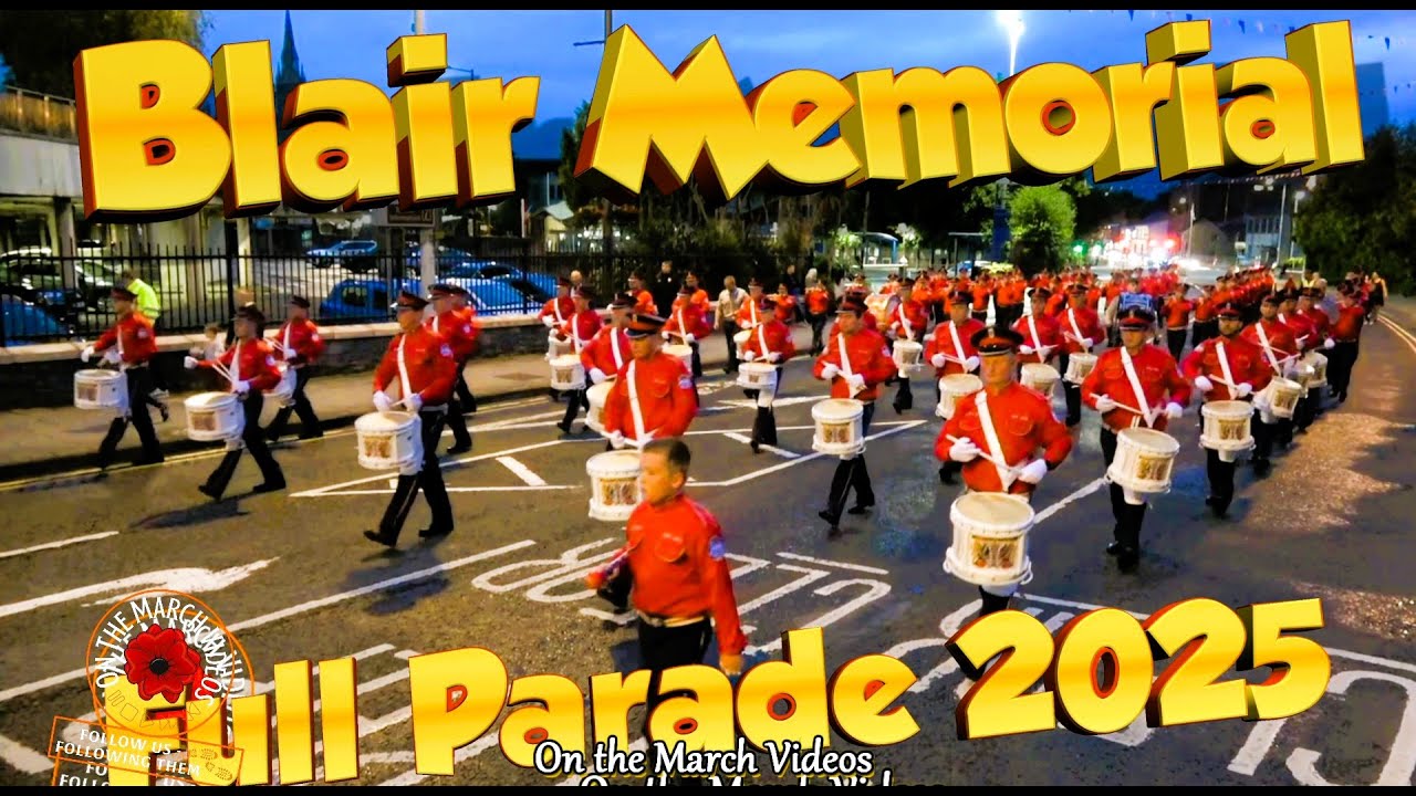 Blair Memorial 50th Anniversary (Full Parade) in Omagh 18th July 2025