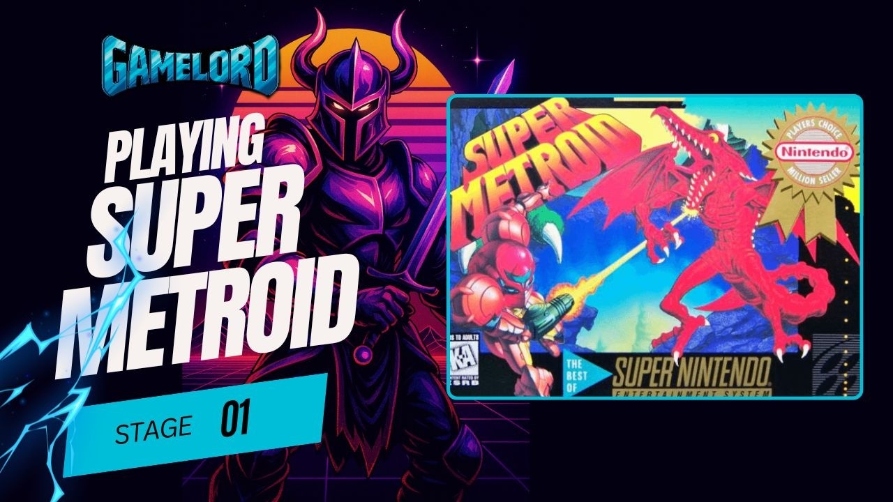 SUPER METROID (1994) Part 01 Ridley