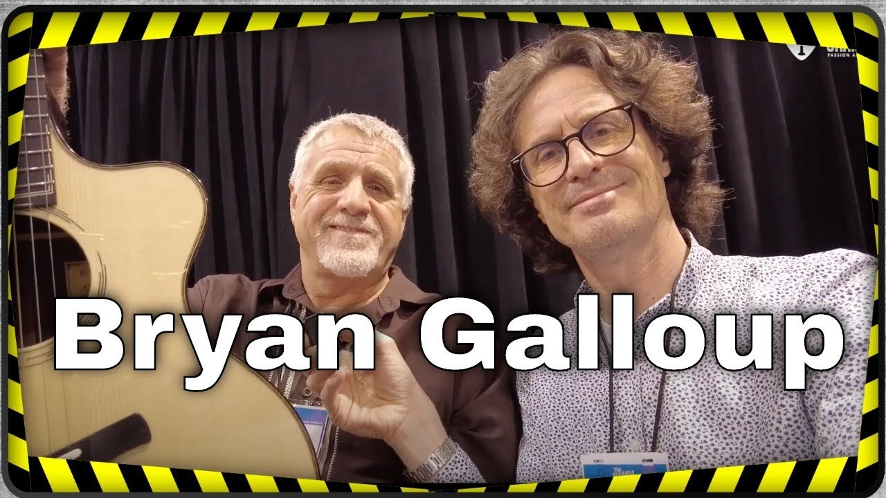 Bryan Galloup boutique guitar builder interview at the NAMM 2022