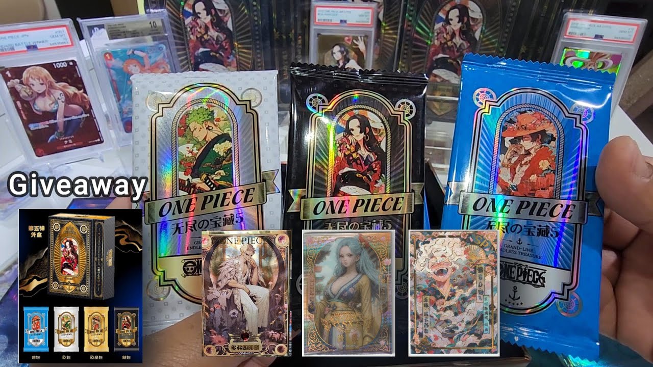 Unboxing One Piece Kabago Endless Treasures 5 and pulled a Doflamingo Gemstone Serialized 676/699