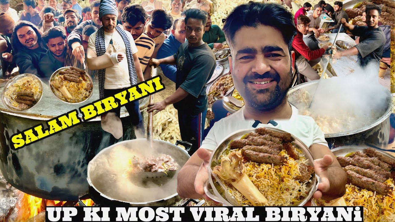 UP LONI KI MOST VIRAL NO.1 BIRYANI SALAM BIRYANI & KABAB | 30 साल पुराना ZAIKA | ULTIMATE TAST 😋👍