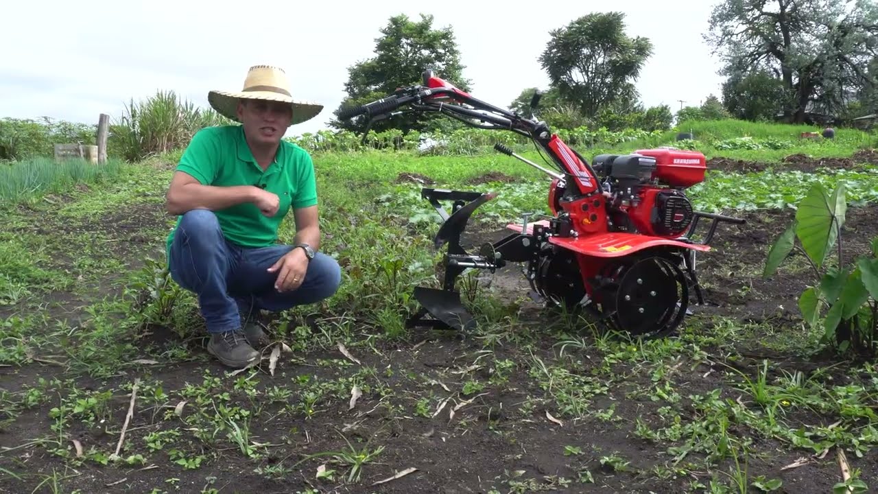 Arado de Aiveca Reversível Implemento para Motocultivador Kawashima