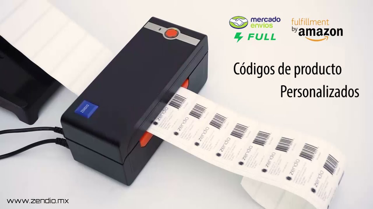 Impresora Térmica de Etiquetas para envíos de MercadoLibre, Amazon, MercadoEnvios, FULL ZENDIO Z-474
