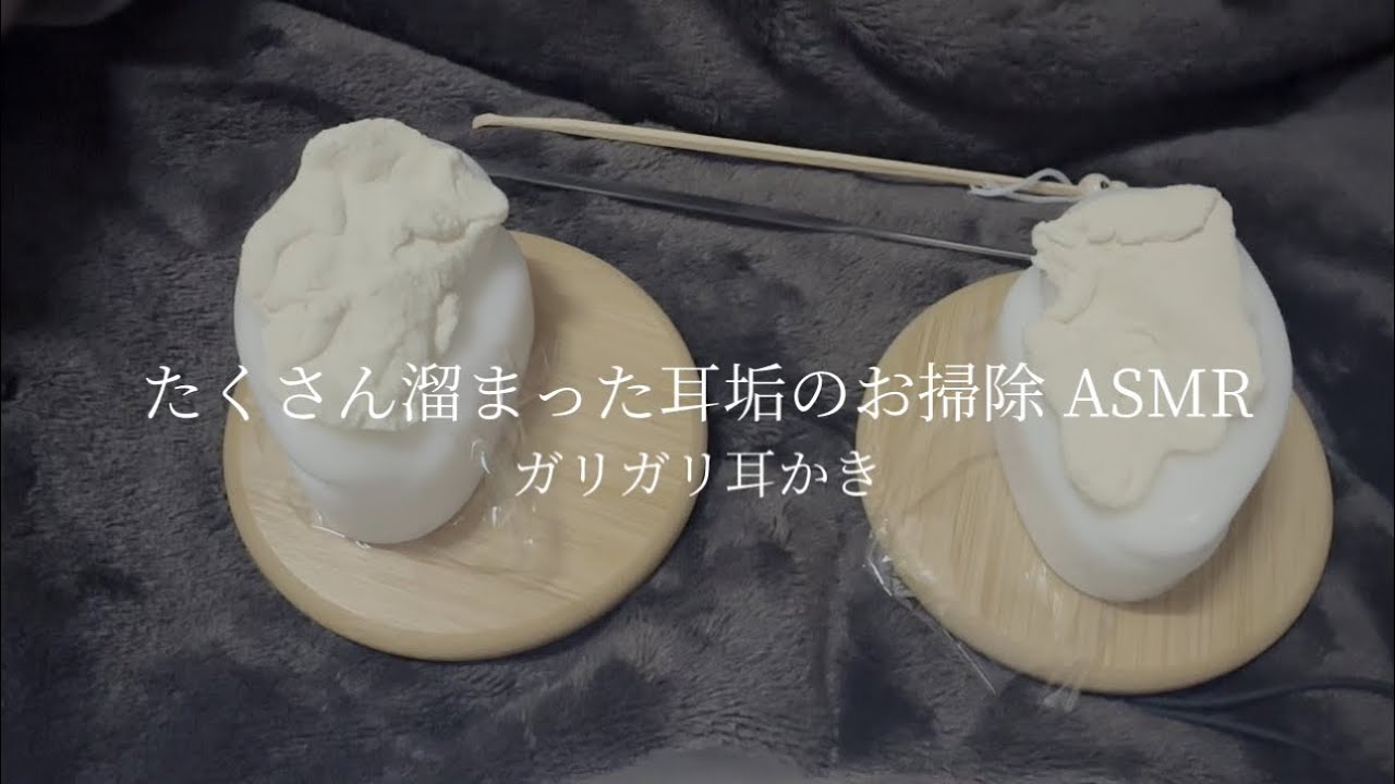 【ASMR】耳垢お掃除/ear cleaning asmr 【ガリガリ・声なし】