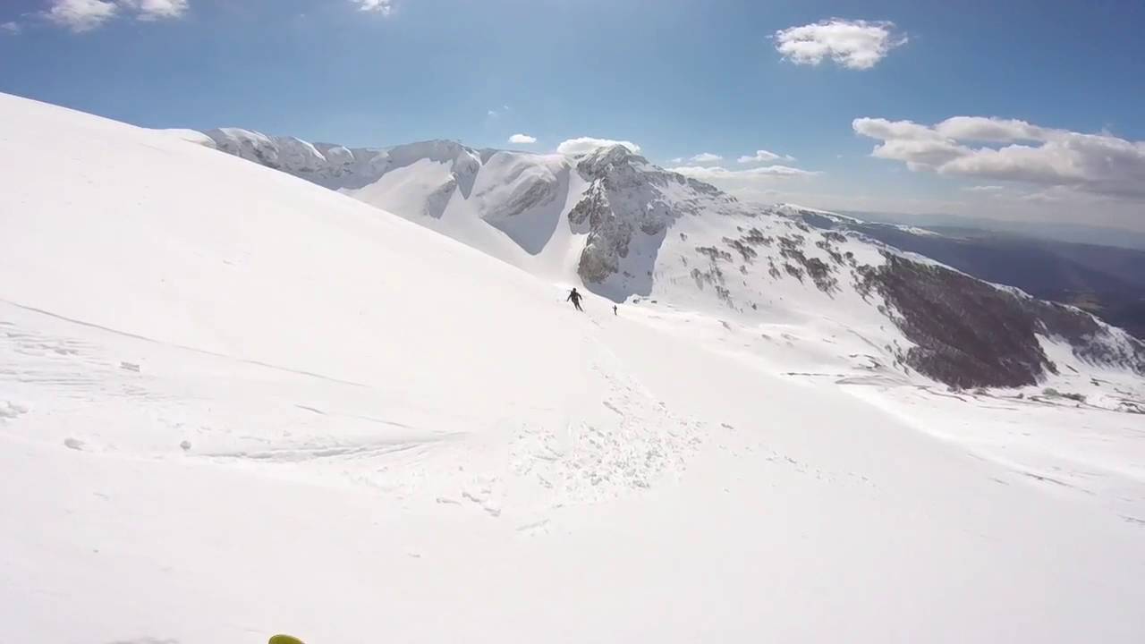 Monte Bove, Creste in sci