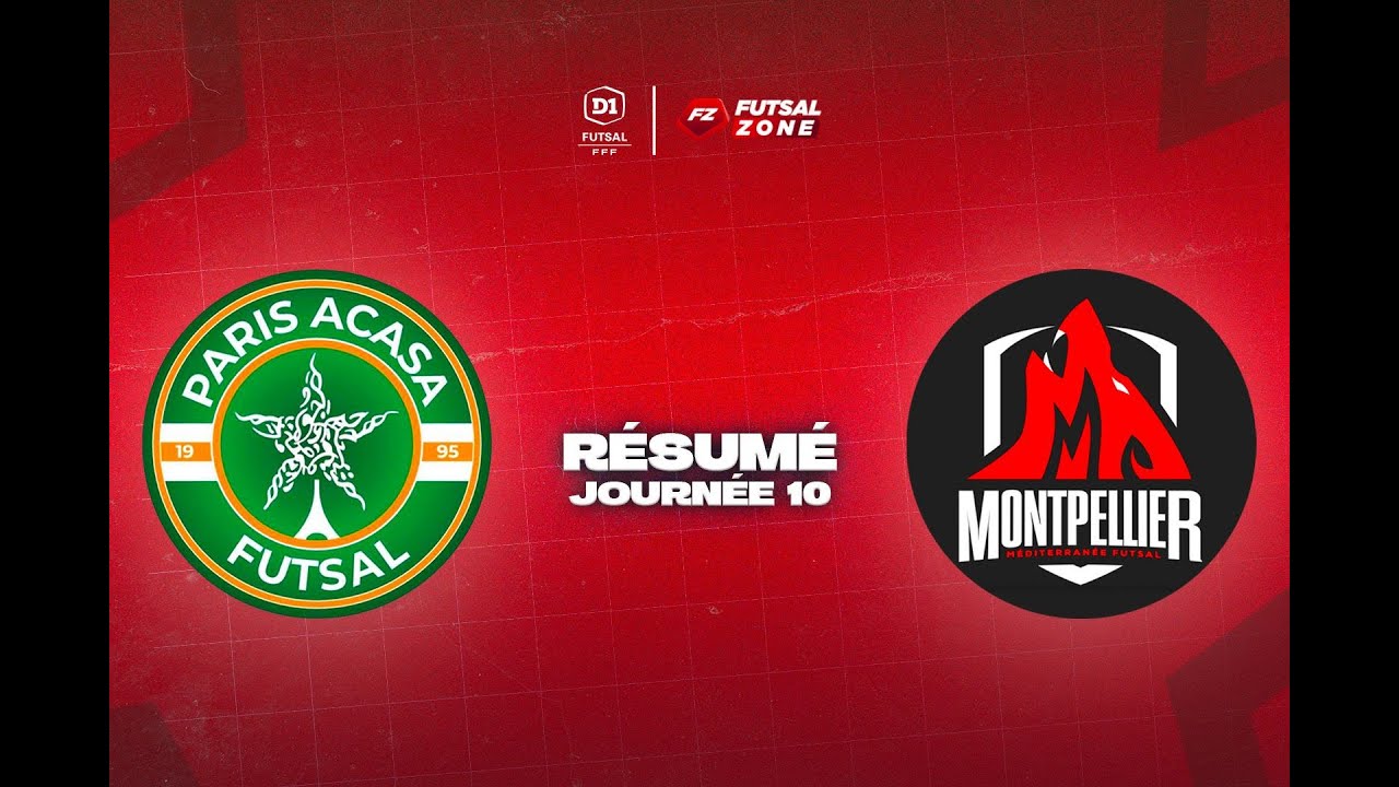 J10 - Paris ACASA vs Montpellier MF : le résumé