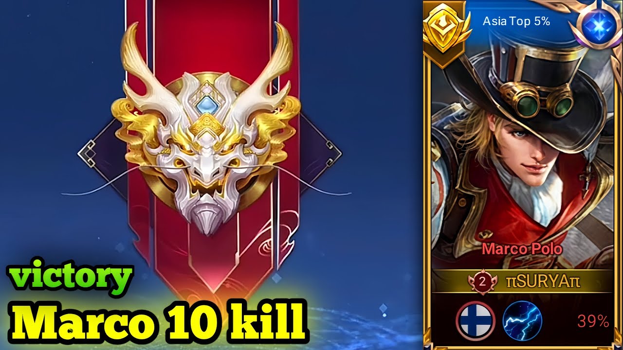 HONOR OF KINGS - Tier Up to Grandmaster with Marco! [10 KILL]