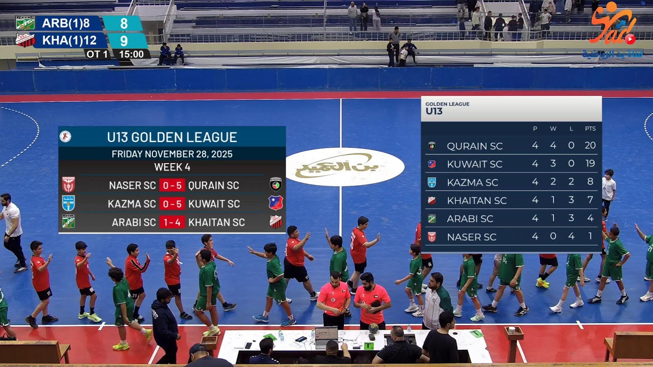 العربي vs خيطان دوري البراعم - الدور الذهبي 2025-2026