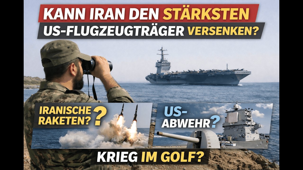 Kann Iran den m&auml;chtigsten US-Flugzeugtr&auml;ger versenken? | Golfkrieg-Szenario