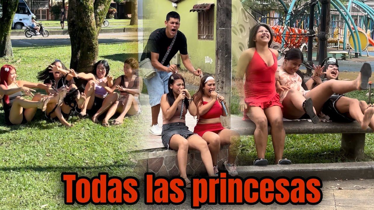 TODAS LAS PRINCESAS 👸 DEL PARQUE 🤣😂😅