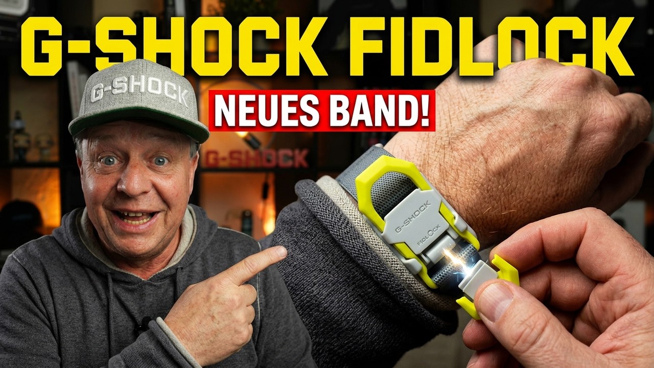 3 neue Casio G-SHOCK Fidlock DW-5600MNC mit Magnetschließe New Close Band - 4K