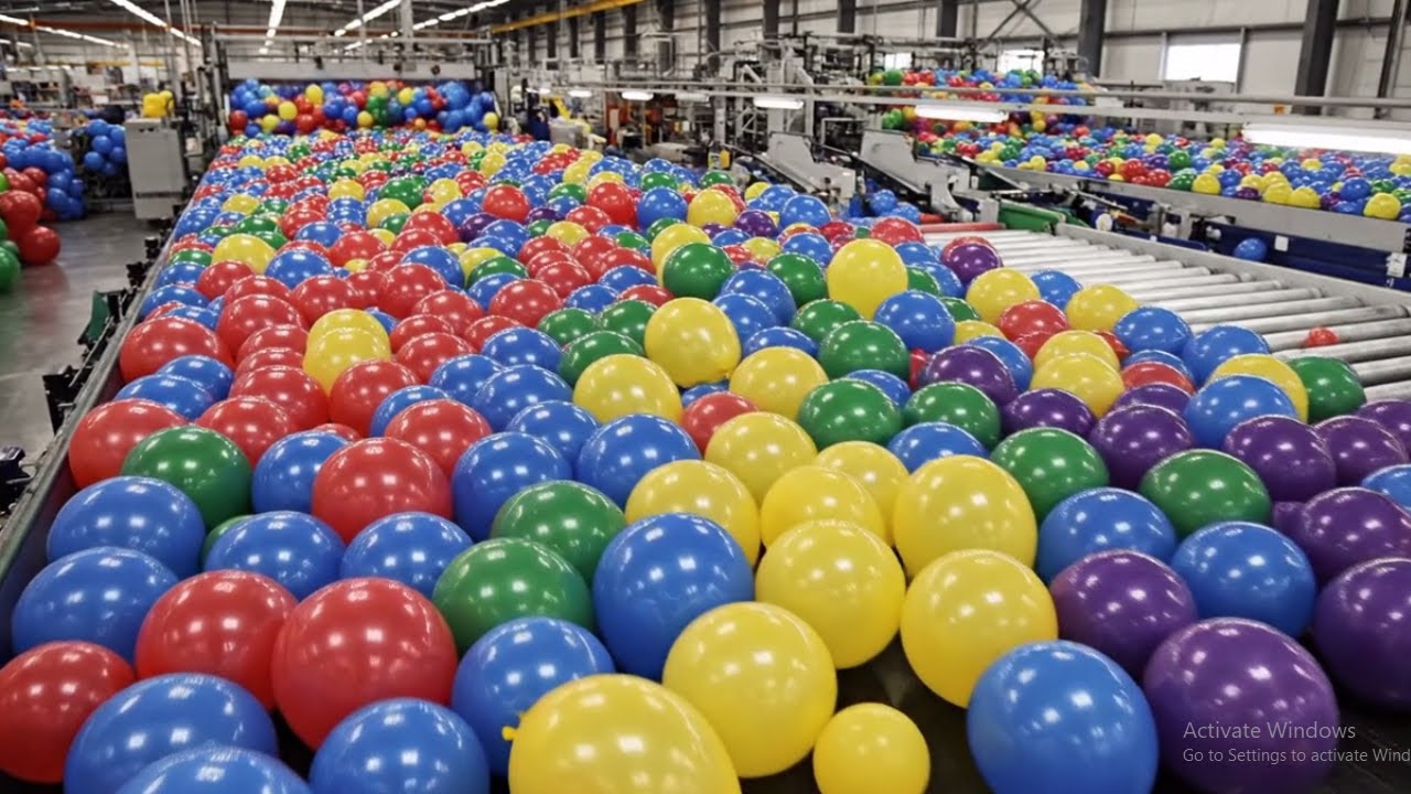 Inside the Factory Making Balloons