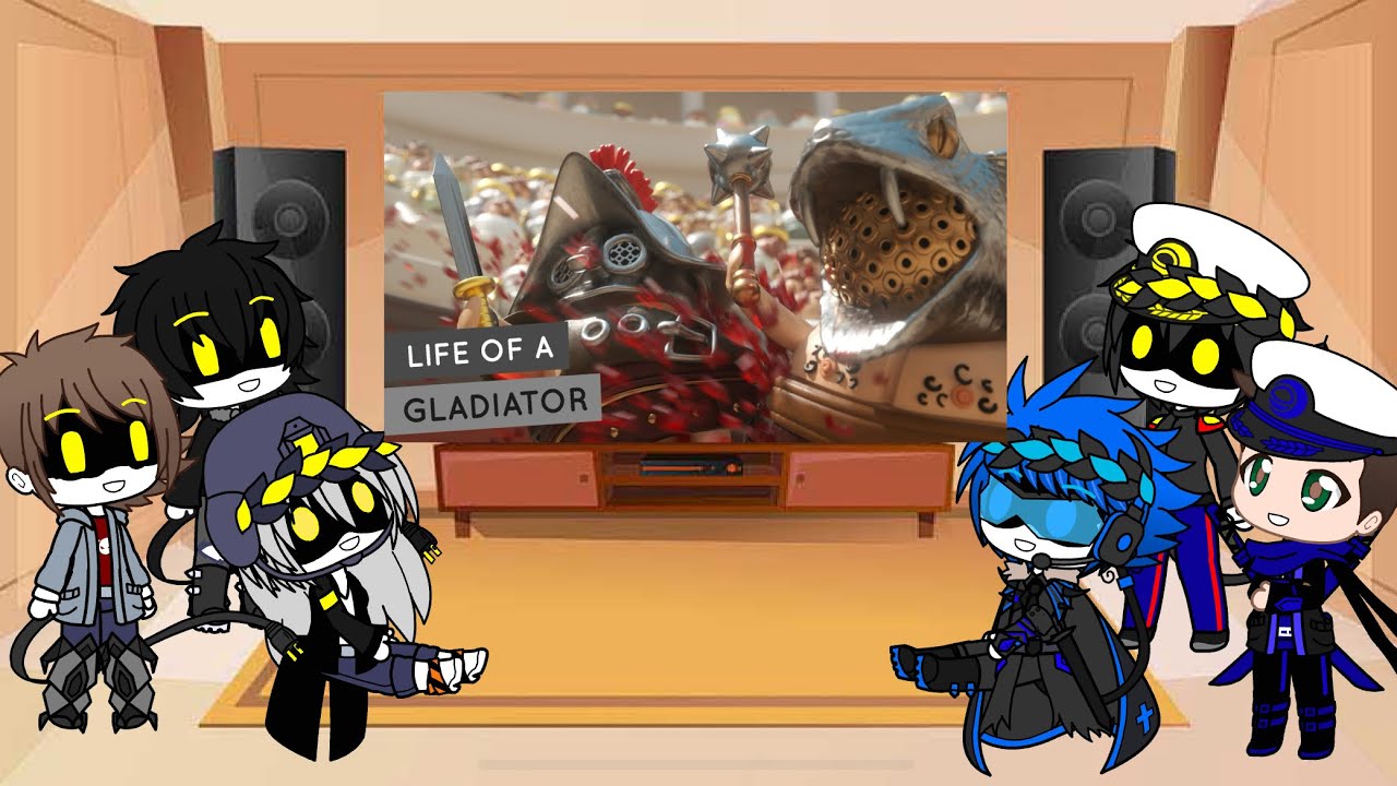 Gacha club react to mitsi studio life of a gladiator ￼￼