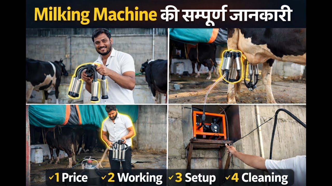 Milking Machine कैसे काम करती है? | Price, Benefits & Full Guide Hindi