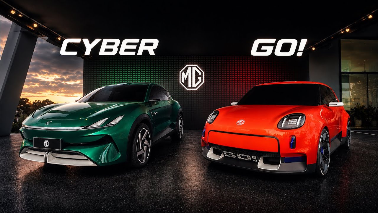 MG sorprende en Goodwood 2026 con tres nuevos modelos: MG4 Urban, GO! y Cyber Concept